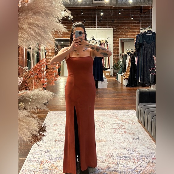 PARK & FIFTH Juniper Dress in Terracotta - Picture 6 of 6